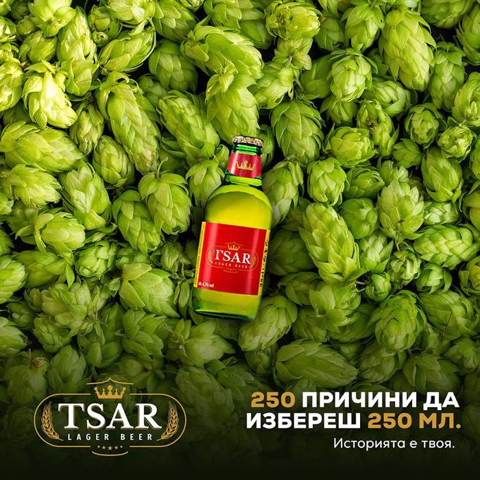 Бира TSAR - 6x 250ml от BNKWines.bg