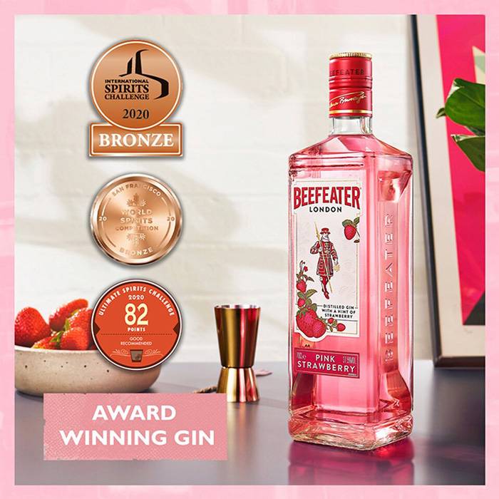 Джин Beefeater Pink Strawberry от BNKWines.bg