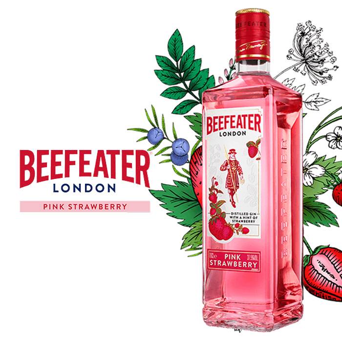 Джин Beefeater Pink Strawberry от BNKWines.bg