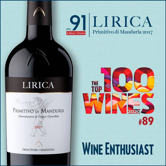 “Lirica” Primitivo di Manduria DOC - 750ml от BNKWines.bg