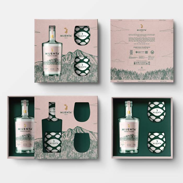 Mijenta Blanco - Box with glasses - 700ml от BNKWines.bg