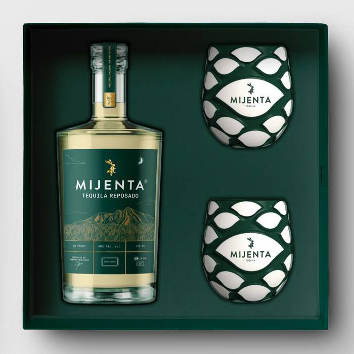 Mijenta Reposado - Box with glasses - 700мл от BNKWines.bg