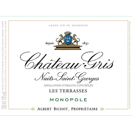 Nuits Saint Georges “Les Terrasses” Monopole Château Gris - 750ml от BNKWines.bg