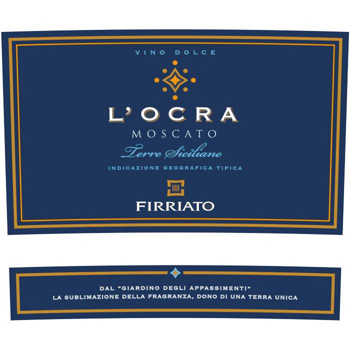 Terre L’Ocra Moscato Naturale sweet wine - 500ml от BNKWines.bg