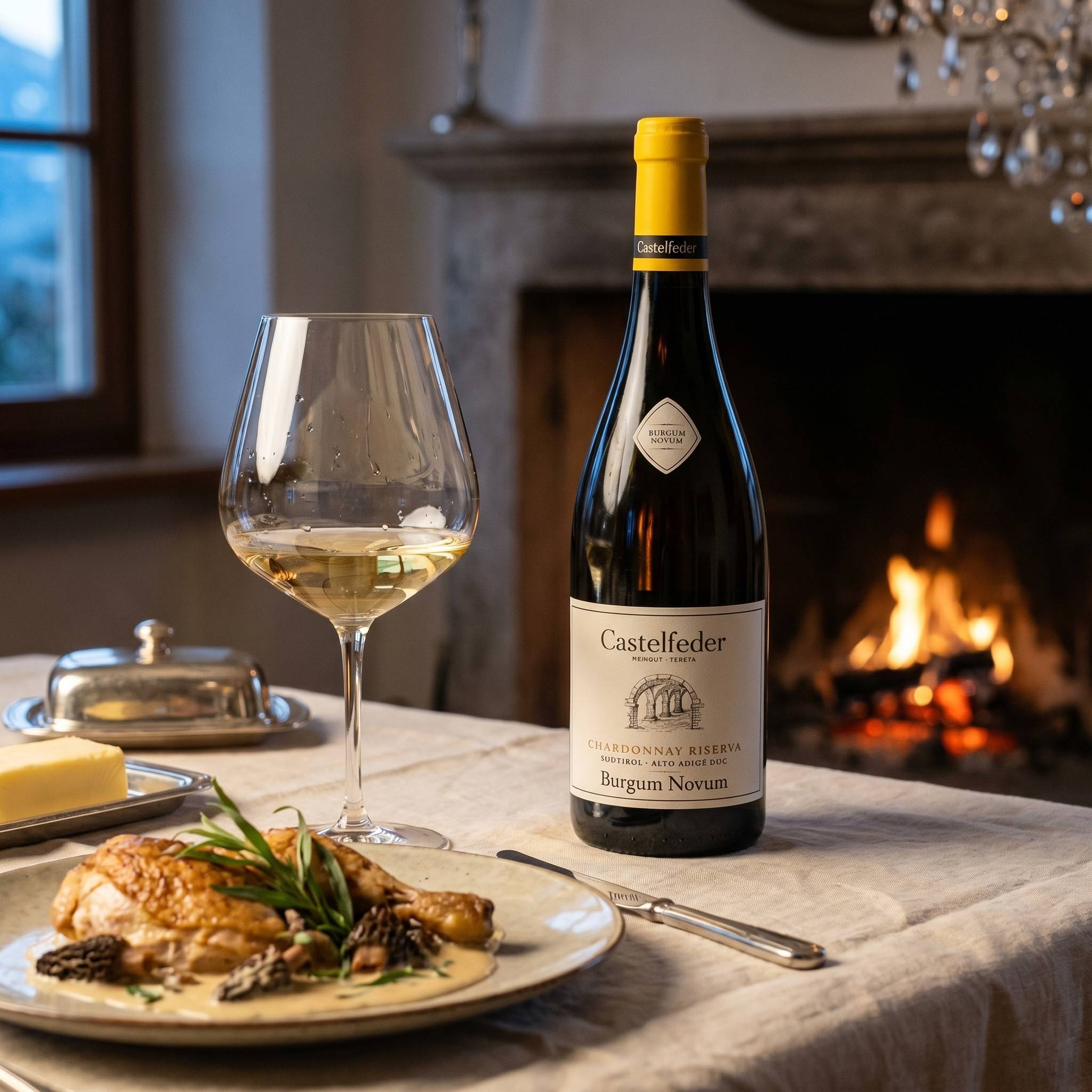 Chardonnay Riserva “Burgum Novum” - 750ml от BNKWines.bg