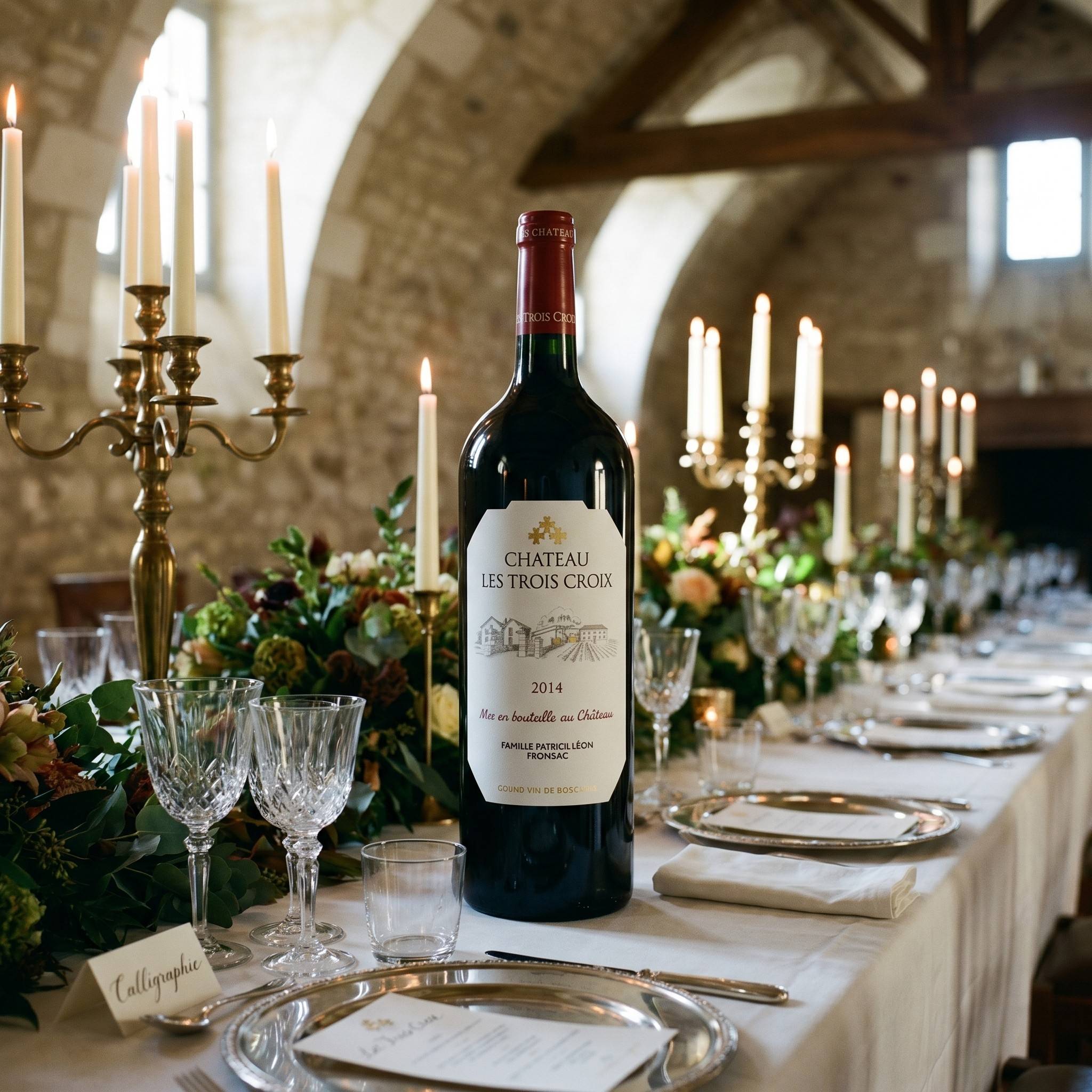 Château Les Trois Croix Fronsac - Magnum 1.5l от BNKWines.bg