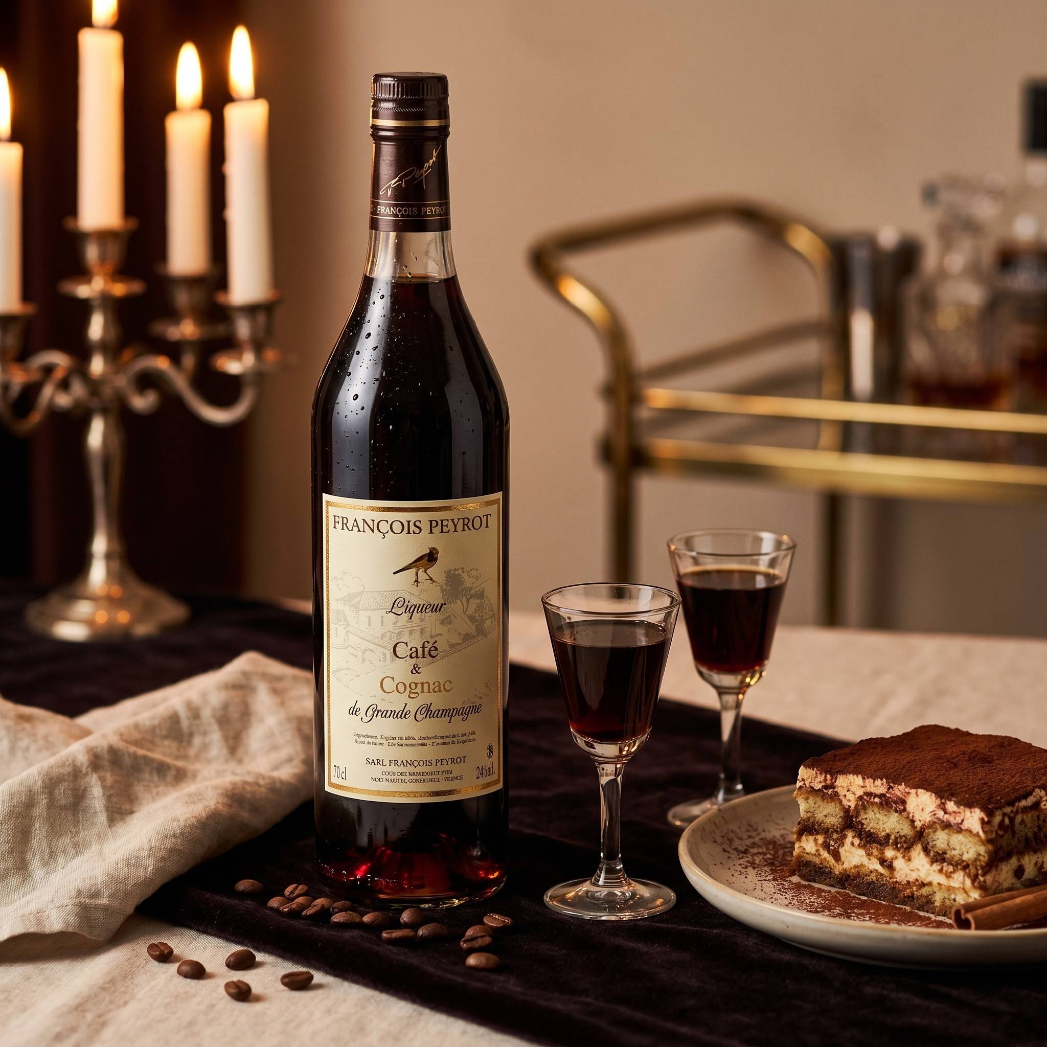 François Peyrot Liqueur Café and Cognac de Grande Champagne - 700ml от BNKWines.bg