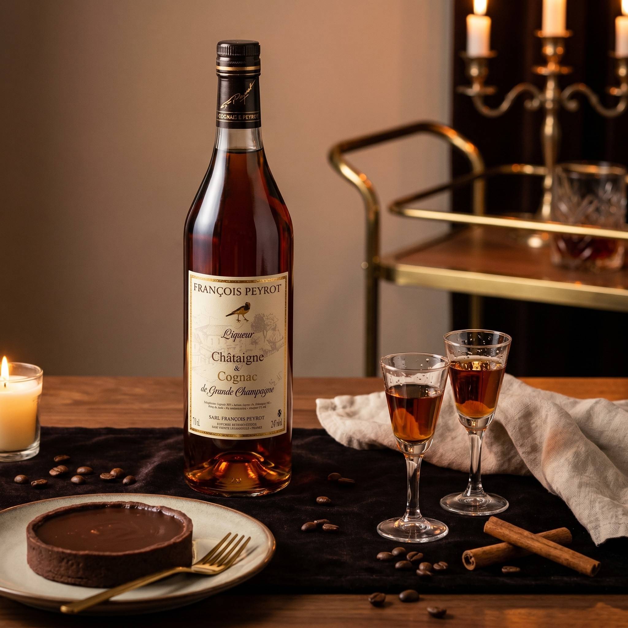 François Peyrot Liqueur Châtaigne and Cognac de Grande Champagne - 700ml от BNKWines.bg