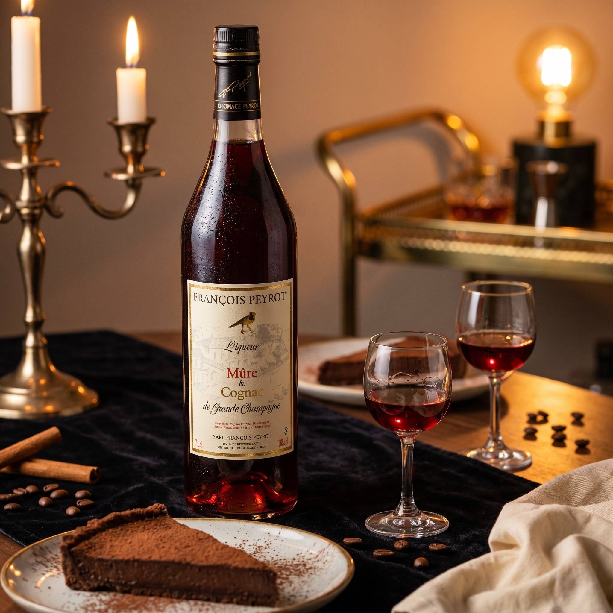 François Peyrot Liqueur  Mûre and Cognac de Grande Champagne - 700ml от BNKWines.bg
