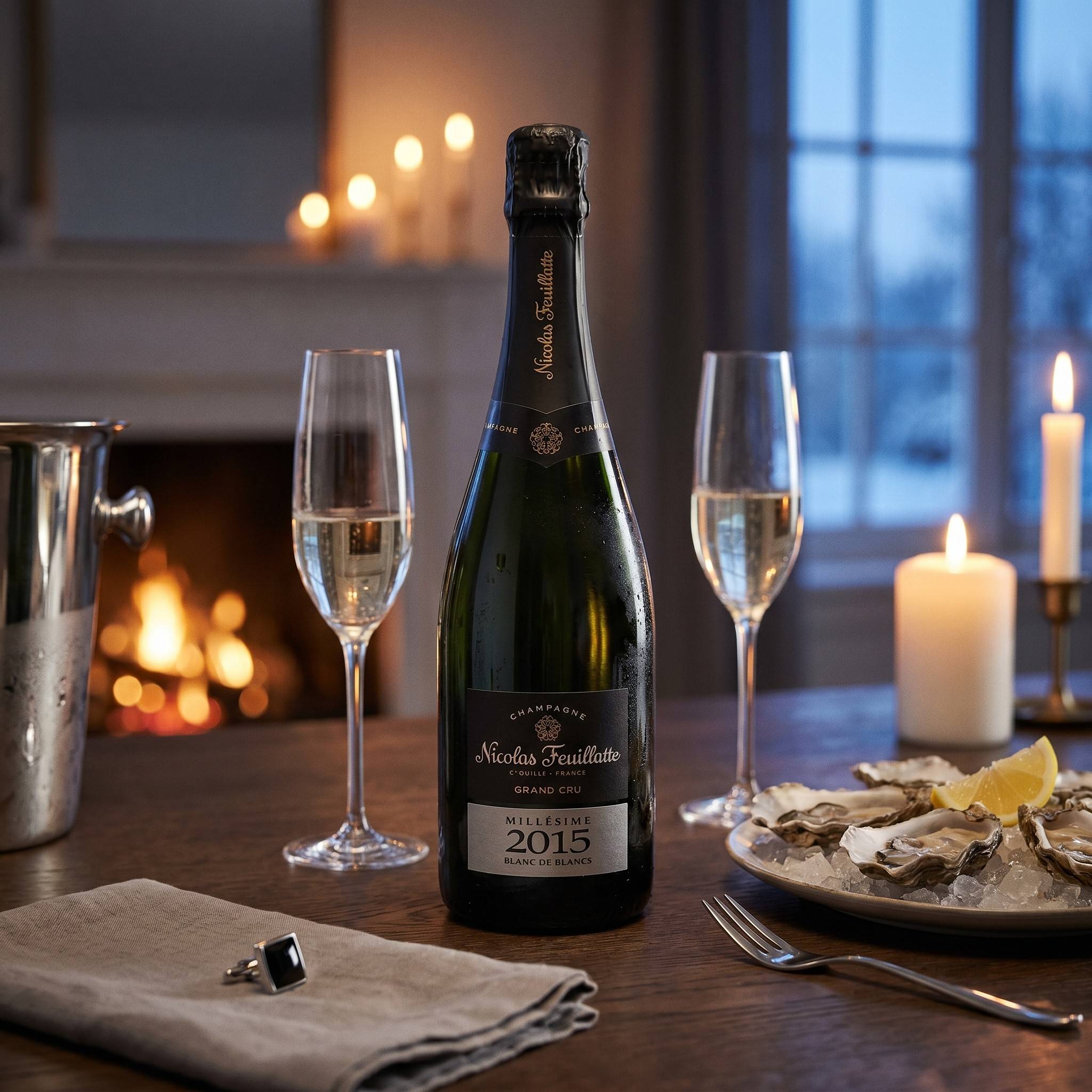 Nicolas Feuillatte Grand Cru Blanc de Blancs Vintage 2015 - 750ml от BNKWines.bg