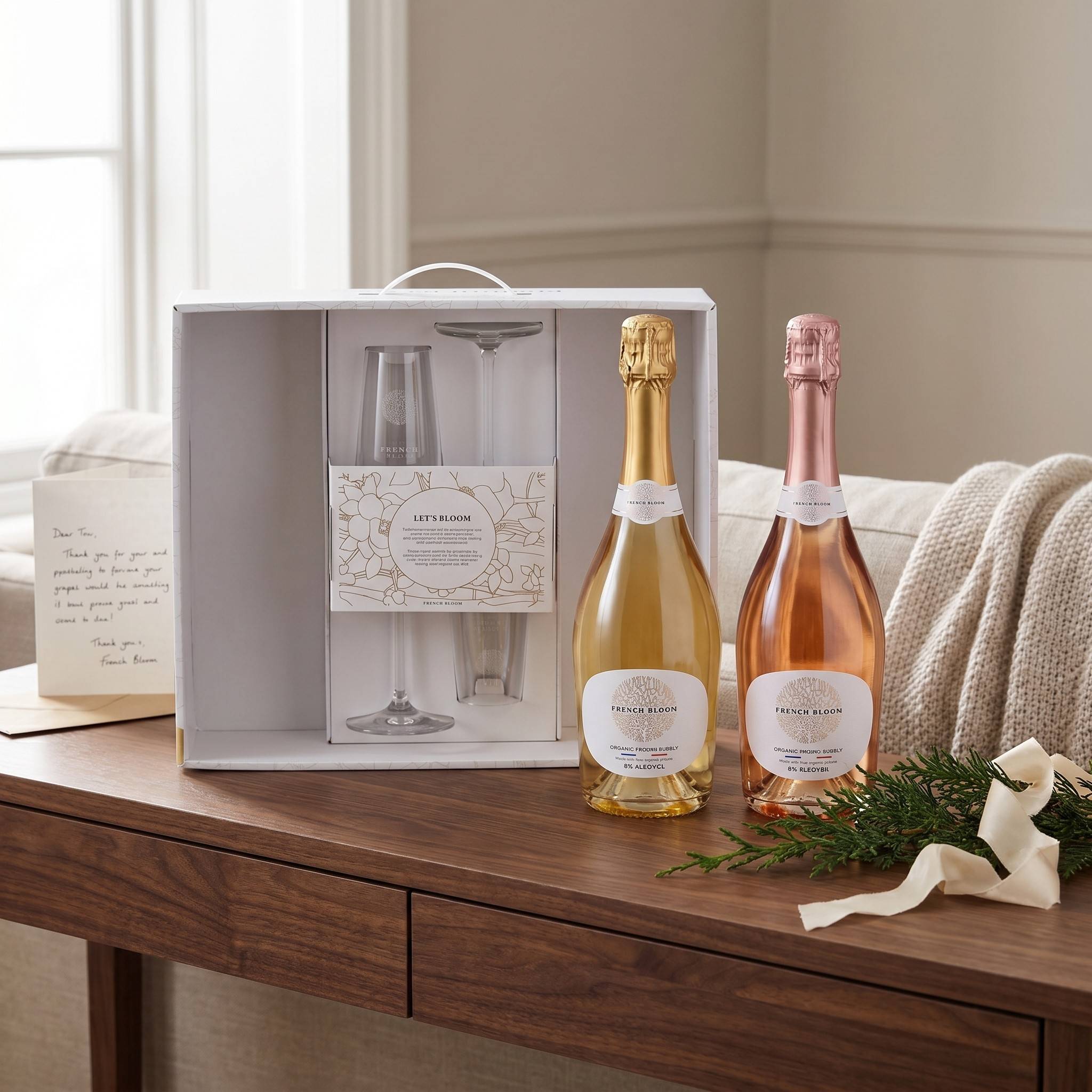 Подаръчен комплект безалкохолно вино French Bloom Discovery box от BNKWines.bg
