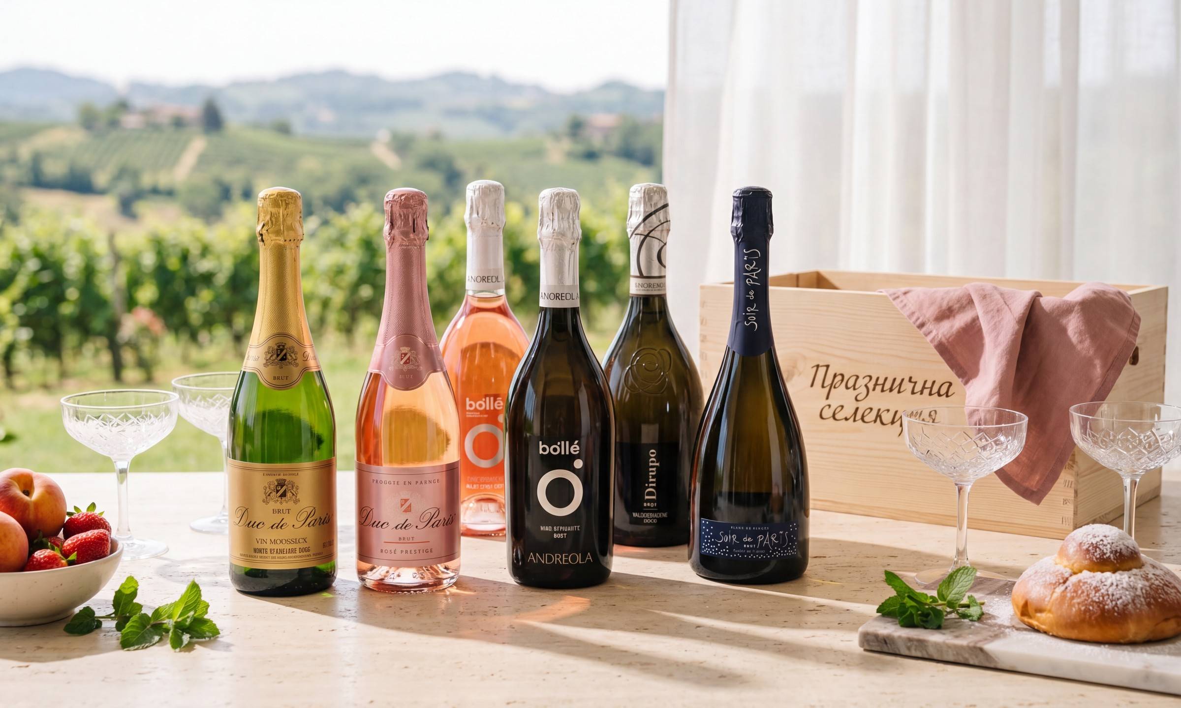 Прaзнична селекция от пенливи вина от BNKWines.bg