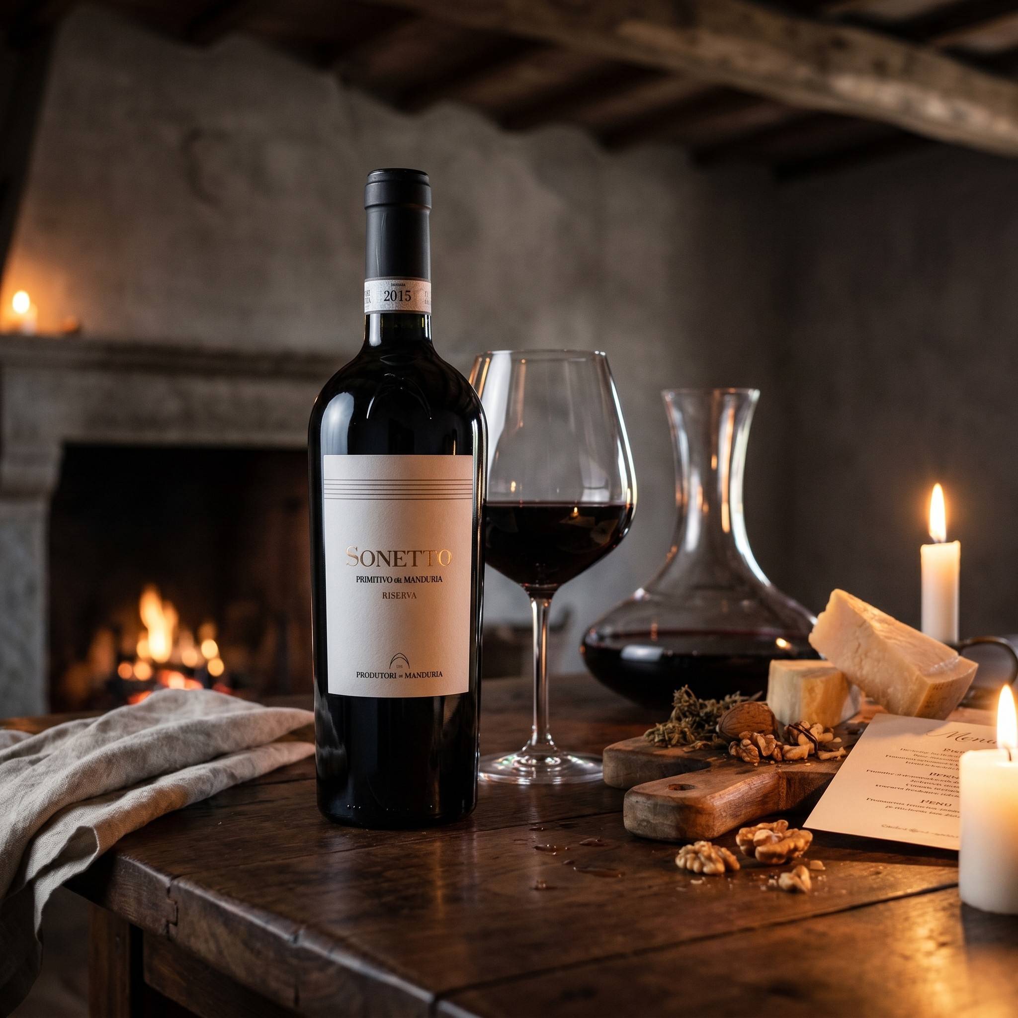 “Sonetto” Primitivo di Manduria DOC Riserva - 750ml от BNKWines.bg